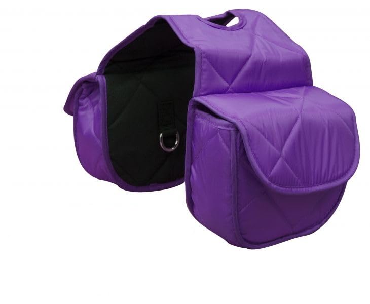 Showman Insulated Quilted Nylon Horn Bag (Purple)