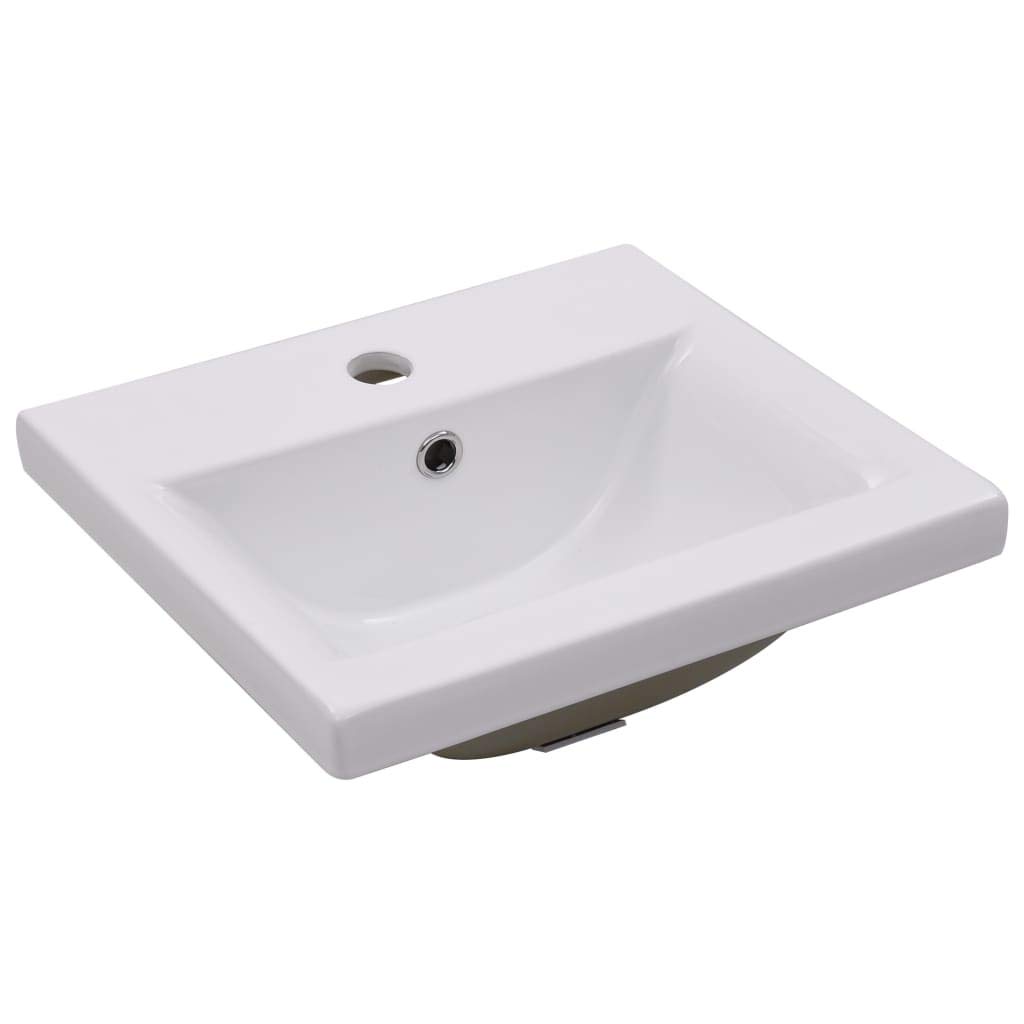 Genérico Lavabo encastrado de cerámica 42x39x18 cm,Bricolaje,Fontanería,Piezas para fontanería,Lavabos y fregaderos,Lavabos,145060
