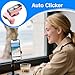 Screen Clicker - 107-Speed Phone Screen Tapper | Type-C Charging Simulated Finger Automatic Clicker Continuous Clicking Adjustable Speed Physical Clickar for Live Broadcasts Games