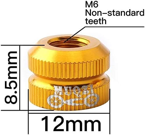 Image of 2PCS Bike Vacuum Tire Valve Nut, Bicyle Inner Tube Presta Valve Nuts with Sealed O Ring, for Mountain or Road Bikes Accessories