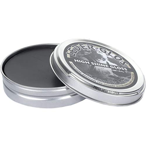Altberg Leder-Glos High Shine Gloss Leather Polish For Boots, 80g Tin (Black)