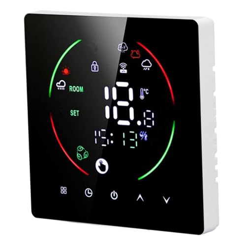 Thermostat intelligent Jeffergarden avec écran couleur LED et programmation application mobile - 5