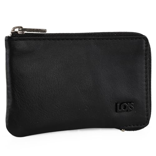 Lois - Porte-Monnaie Homme, Porte-Monnaie Homme Cuir Compact RFID pour Usage Quotidien, Petit Porte-Monnaie en Cuir Au Design Fonctionnel pour Pièces Et...