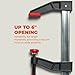 BUILDSOMETHING F-Style Bar Clamp - Home Improvement Hand Tool Set - Adjustable Clamps for Woodworking & More - 6