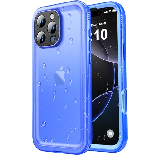 SPORTLINK iPhone 16 Pro Max �p �h���P�[�X - iPhone16 Pro Max �p �P�[�X ���S�h�� - IP68�K�i�h������ �h�� �h�o �ϏՌ� 360°�S�ʕی� ���C�����X�[�d �t�F�C�XID �F�ؑΉ� �J���������{�^�� ��