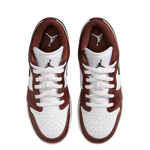 Air Jordan 1 Low SE Big Kids' Shoes (HF3188-102, White/Dark Pony/Black)3