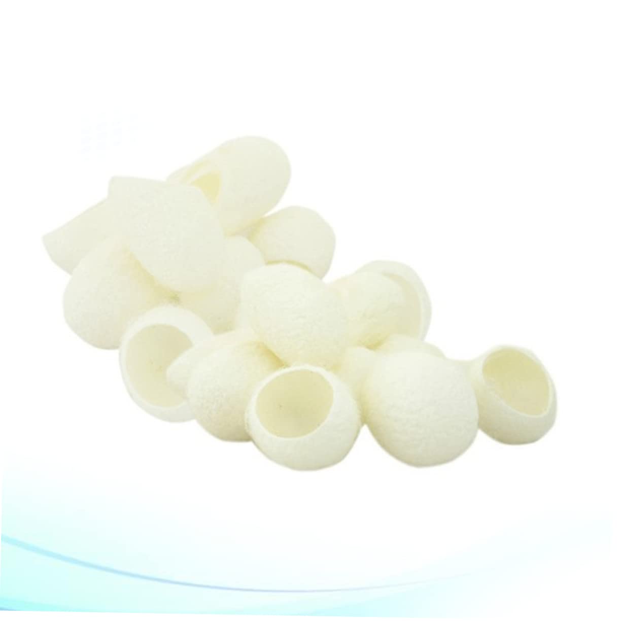 WOONEKY 2 Sets Peeling-gesichtspeeling Für Fettige Haut Gesichtsreiniger Aus Natürlicher Seide Hautpflege 200 Stück * 2