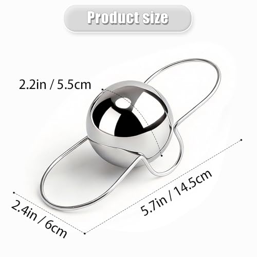Bola enfriadora reutilizable de acero para espresso 1 unidad miniatura 5