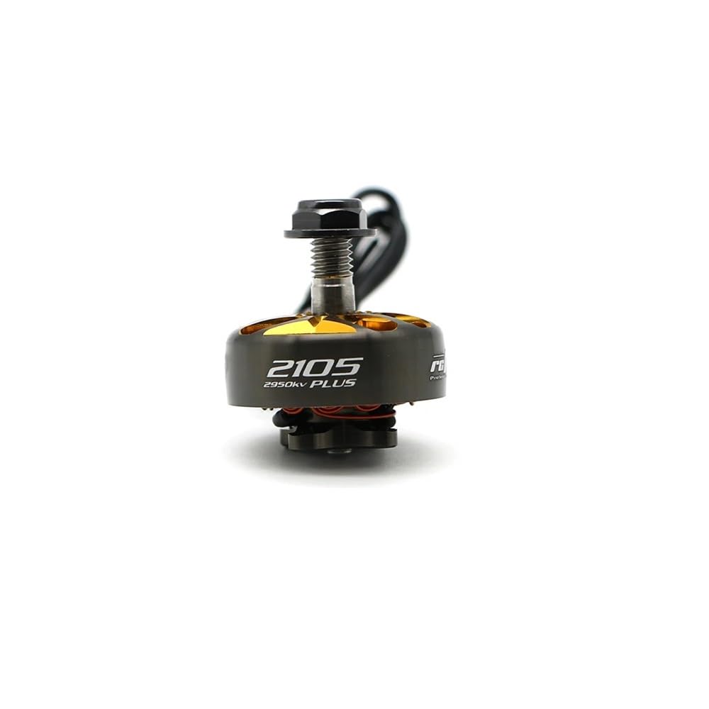 GTS V3 2105 plus 1850KV/2950KV/3600KV Brushless Motor 3.5-5 inch Class For FPV Racing Drones Traversing UAV 12V-25V Power Alignment 4PCS(4PC 3600kv Gun Gold)