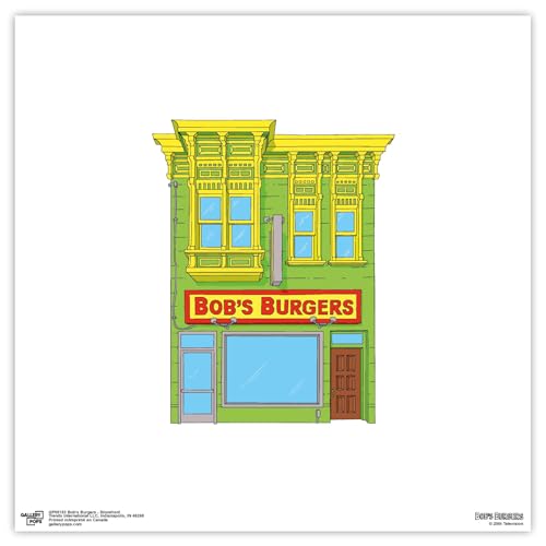 Gallery Pops® Bob's Burgers - Storefront Wall Art Gallery Pops