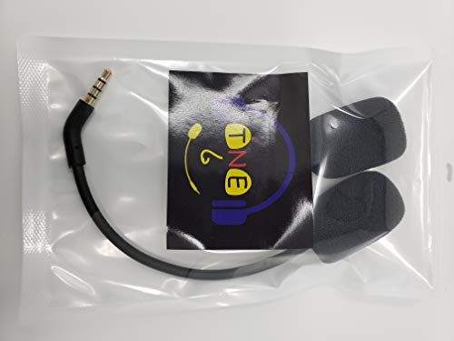 Replacement Cloud Flight/Revolver Game Mic Tne 3.5Mm Microphone Boom For Kingston Hyperx Cloud Flight And Hyperx Cloud Revolver/Revolver S Ps4 Xbox One Computer Pc Mac Gaming Headsets #TOP4