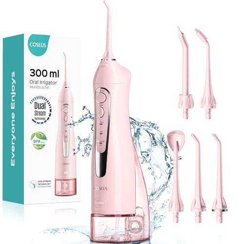COSLUS Water Dental Flosser Teeth Pick: Portable...