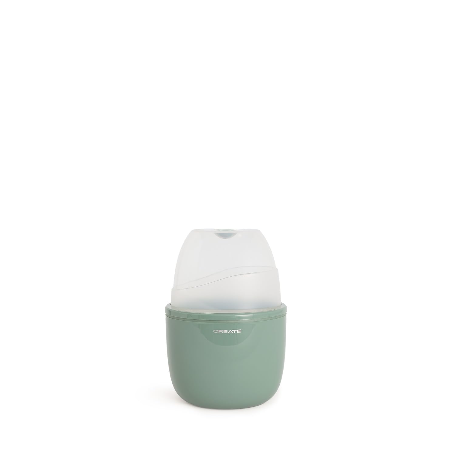 CREATE/​BABY BOTTLE WARMER/​Calentador de biberones y esterilizador 2 biberones verde sage/​Función de cocción al vapor, sensor de temperatura NTC, programable, 300W