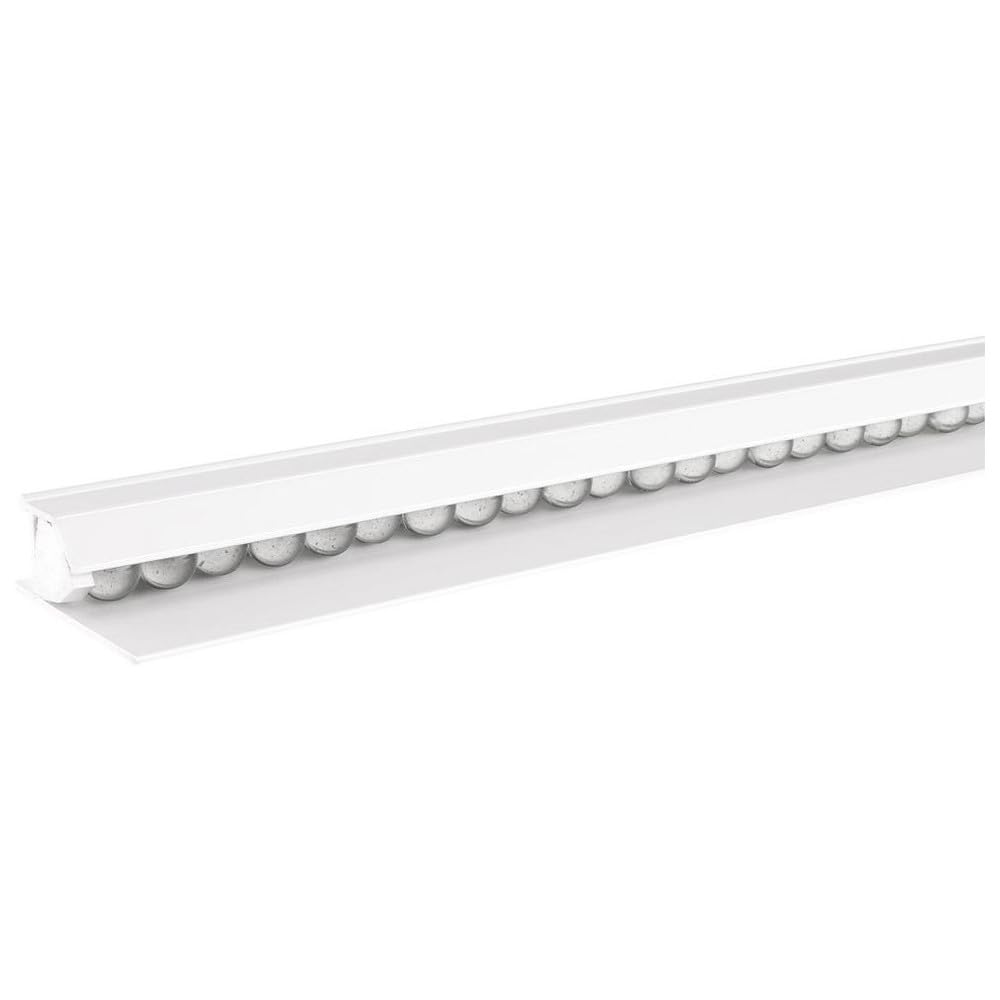 magnetoplan Catch-Ball Klemmschiene, Aluminium | Praktischer Zettelhalter für Notizen, Fotos, Quittungen, Bons, Deko etc. | Selbstklebend + erweiterbar | Länge 1000 mm