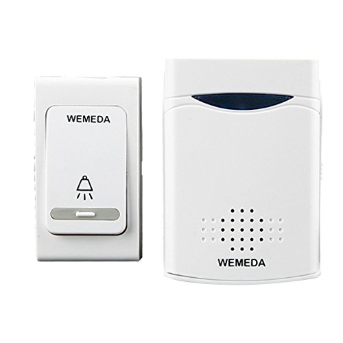 Timbre Inalámbrico de Puerta de Batería de 38 Melodía con Indicador LED