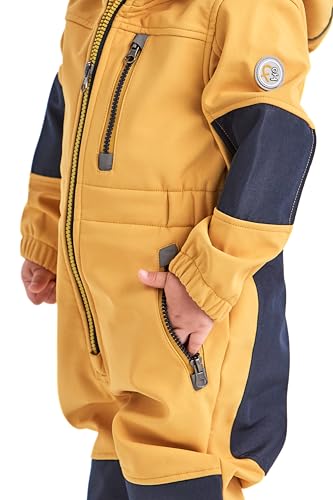 Foto von first instinct by killtec Jungen Fiow 35 Mns Onpc Softshell Overall mit Kapuze, dark sun, 110/116 EU