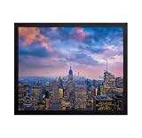 Monem Art Manhattan Sunset Cityscape Photography Print - New York Skyline Art Poster - Wall Decor for Living Room, Bedroom or Office - 8x10 Unframed Wall Art by Michael Zheng