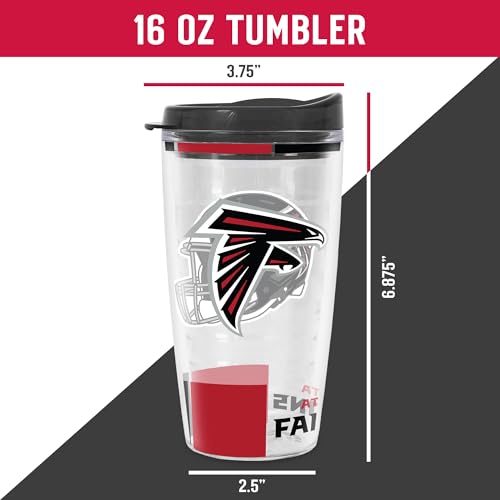 Image of Rico Industries NFL Football Double Wall Classic 16oz Or 20oz Tritan Tumbler W Lid