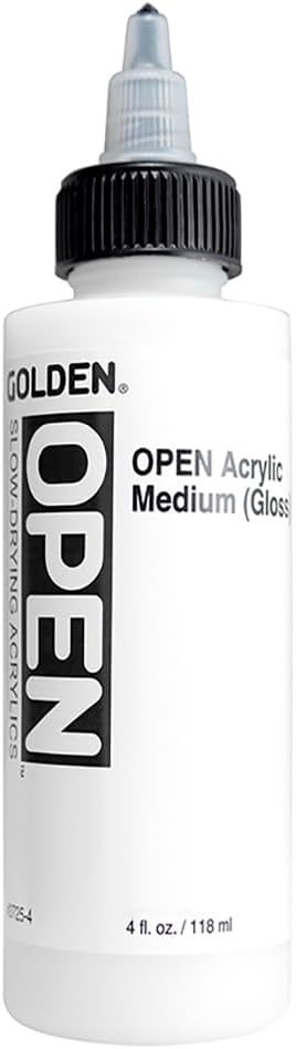 GOLDEN OPEN Slow-Drying Acrylics, Acrylic Medium (Gloss), 16 fl oz.