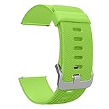 Fitbit Blaze Accessories Classic Band Small, UMTele Soft Silicone Replacement Sport Strap Band with Quick Release Pins for Fitbit Blaze Smart Fitness Watch Lime Green, Frame Not Included (5.5