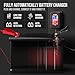 1.75-Amp Car Battery Charger, 6V and 12V Smart Fully Automatic Battery Charger Maintainer, Trickle Charger, Battery Desulfator for Car, Lawn Mower, Motorcycle, Boat, Marine Lead Acid Batteries