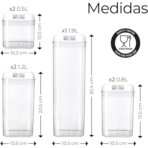 La mejor comparación de Recipiente transparente , listamos los 10 mejores. 20 Imagen adicional