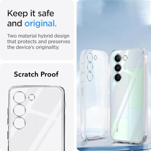 Image of Jkobi Silicone Back Cover Case for Realme P4 Lite 5G | Realme Narzo 100 Lite 5G (Clear Shockproof Case with Camera Protection | Soft and Flexible | Transparent)
