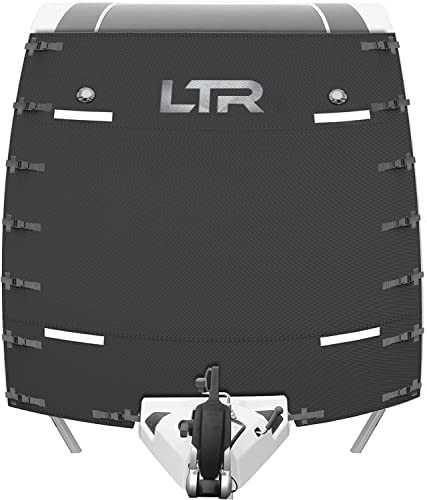 LTR Caravan Universal Front Towing Cover Protector with Stone Chip Protection, Weatherproof Accessories, Safety Covers for Caravan Towing Dark Grey