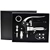 Seglory Korkenzieher, Manueller WeinÃ¶ffner ZubehÃ¶r mit 6 Teilen Geschenkset, Sommelier Set mit FlaschenÃ¶ffner, Folienschneider, Ersatzschraube, Tropfringe, WeinverschlÃ¼sse/WeinausgieÃer, Weinkorken