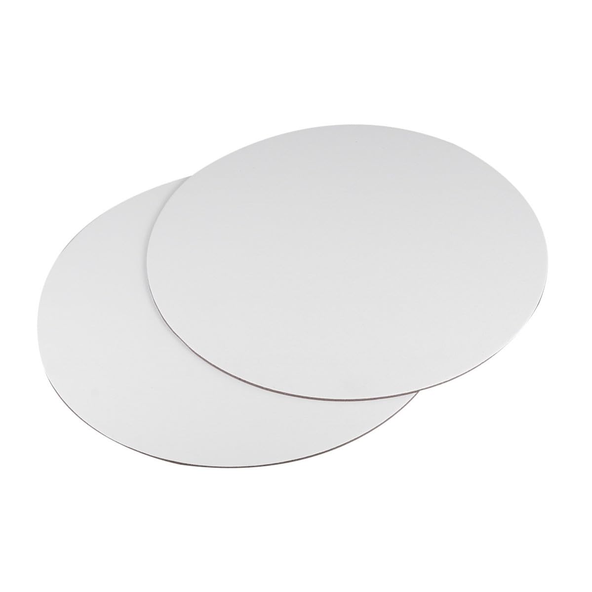 Lienzos redondos de 30 cm para pintar al óleo pack de 6 tablas de canvas blanco para aficionados