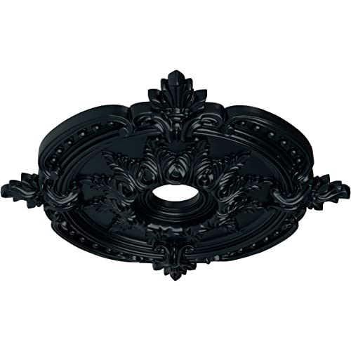 Image of Ekena Millwork Benson Classic Ceiling Medallion, Night Shade