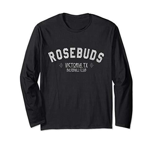Victoria Rosebuds Old School Baseball Long Sleeve T-Shirt