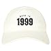 Made in 1999 and Kicking Ass Ever Since Year 6 Panel Dad Hat Cap White