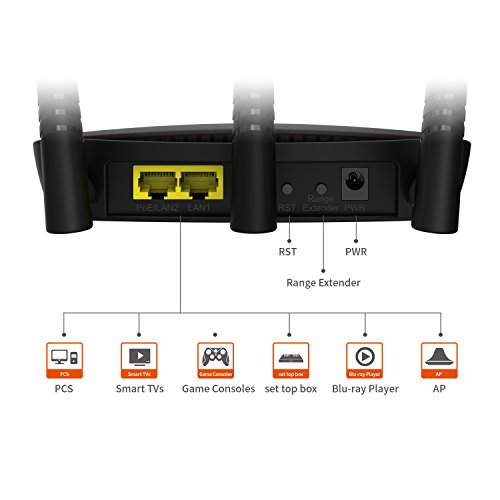 Tenda-AP5-High-Power-Wireless-N300-Universal-Access-PointWiFi-Repeater-with-PoE-Injector-Black-Best-Price-from-Tenda-Authorized-Partner-and-deliver-to-all-over-UAE