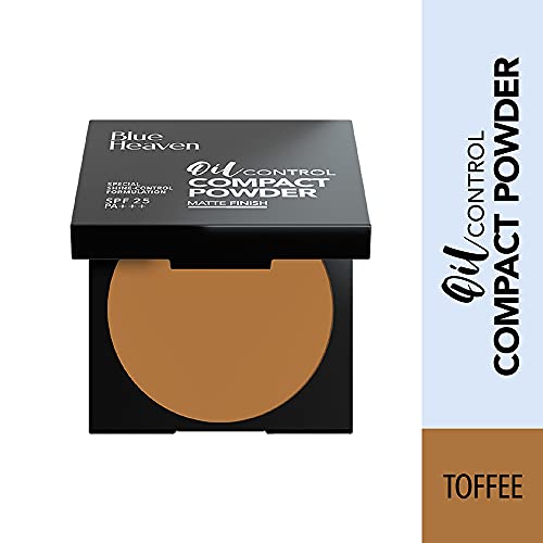 Image of Blue Heaven Oil Control Compact Powder, Toffee 501, 8 g