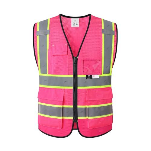Image of Safety Vest for Men Women Reflective Construction Vest
