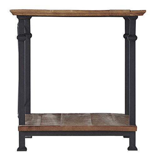 Homelegance Factory 24" X 22" End Table, Rustic Brown #TOP4