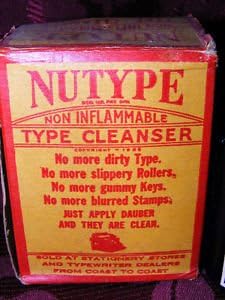 Nutype Typeriter Type Cleaner with applicator.