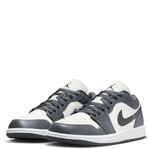 Nike Nike Women's Jordan 1 Low Sail/Off Noir-Dark Grey-White (DC0774-102) - Size 9.5w