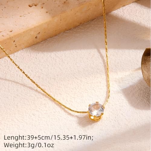 Image of Korean Fashion Dainty Necklace for Women and girls | Anti-Tarnish Chain with Elegant Pendant | Stylish & Trendy Everyday Wear Jewelry