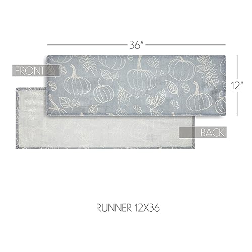 Vhcbrandssilhouettepumpkinautumnfalltabletopseasonalgrey3footlongtablerunner12x36halloweendecor Urban Country Home Decor Vhc brands silhouette pumpkin autumn fall tabletop seasonal grey 3 foot long table runner 12×36 halloween decor urban country home decor