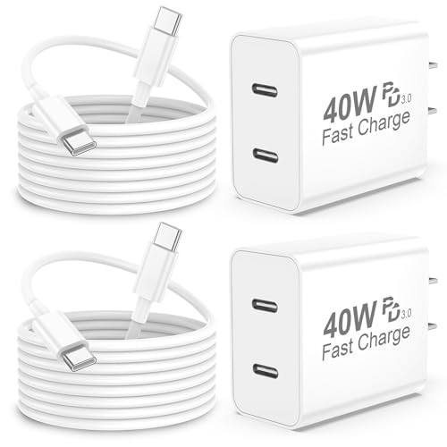 iPhone 17 Pro Max Charger Fast Charging, 40W Dual USB C...