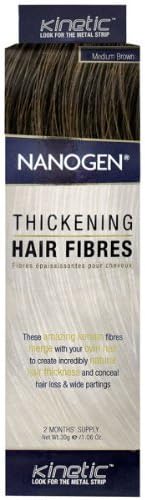 Hair Building Fiber, Medium Brown 30 Grams