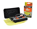 Q-Swiper Steam Clean BBQ Grill Cleaner Set - 1 Grill Brush with Scraper, 2 Heat Resistant Kevlar® Cl