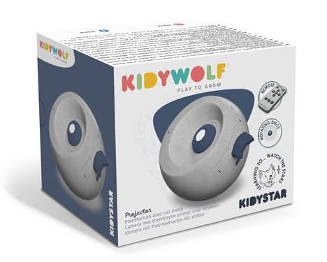 KIDYSTAR - Planetarium HD avec 6 disques rotatifs Bleu