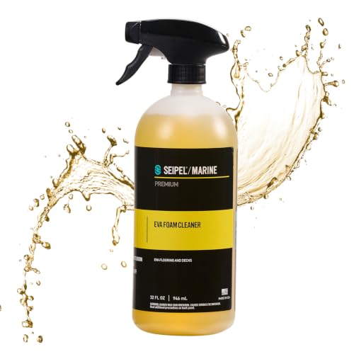 Seipel Marine EVA Foam Boat Deck Cleaner 32oz Marine Foam Flooring Cleaner Removes Dirt Oil & Residue Non Toxic Biodegradable Pontoon Fishing Boat Deck Cleaner