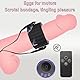 Elektro Shock Einstellbar Penisring, Elektrostimulation Hodenring Penisringe Prostata Massage Masturbator Stimulator Penisvergrößerung Stromschlag Cockring SM Sexspielzeug für Frauen Männer Paare