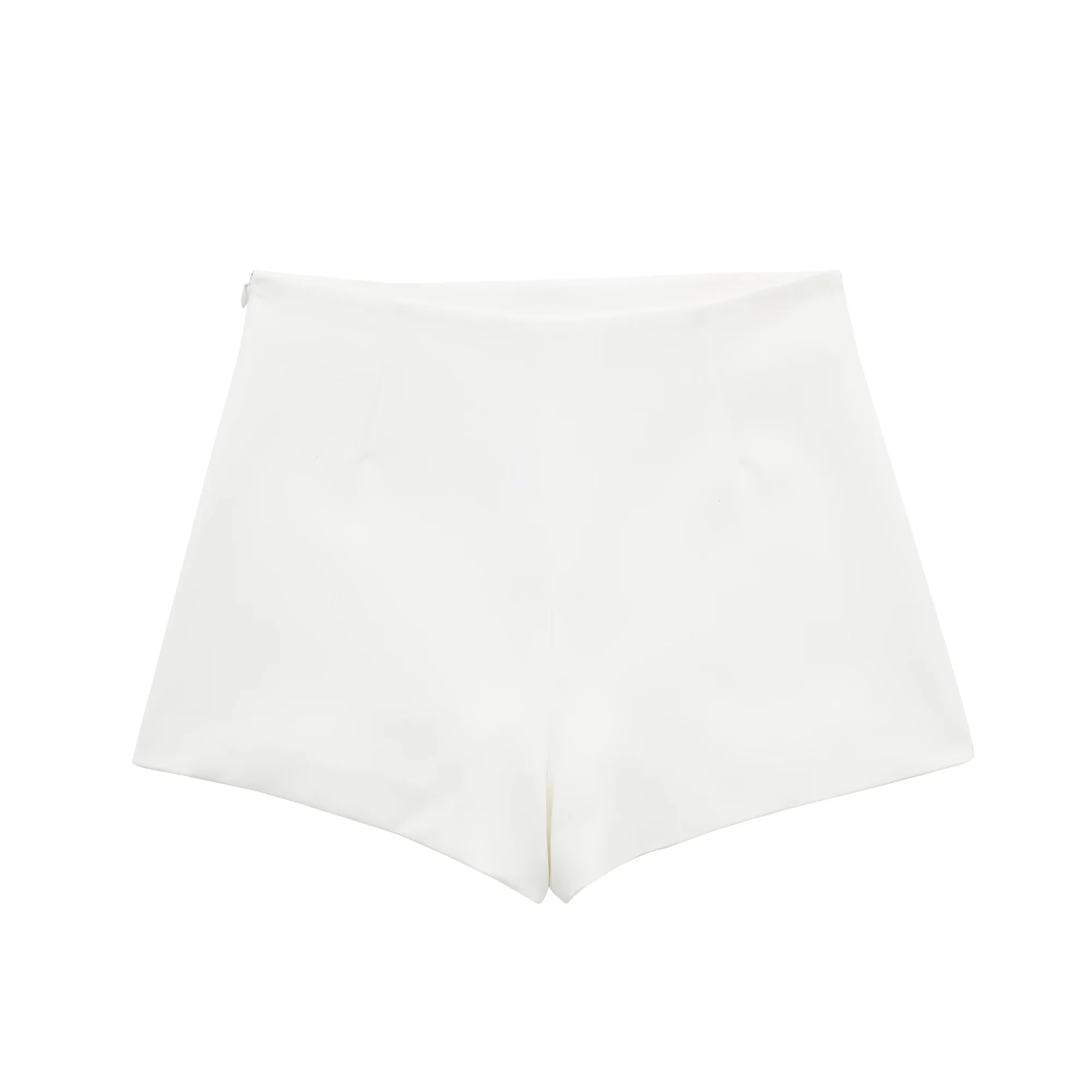 WHITE1 - Pantalones cortos de cintura alta para mujer, White1, S