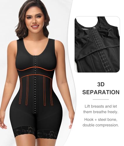 Image of M MYODRESS Fajas Colombianas Moldeadoras Body Shaper Shaping Girdles Full Body Shapewear Post Surgery Compression Garment