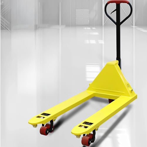 Cric idraulico manuale per transpallet, capacità 2000 kg, con rilascio a pedale e impugnatura ergonomica, per il trasporto di magazzini e le operazioni di carrello elevatore pesante